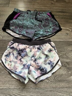 Under Armour Women's Dual-Pack Athletic Shorts - Mint/Purple & Pastel Multi